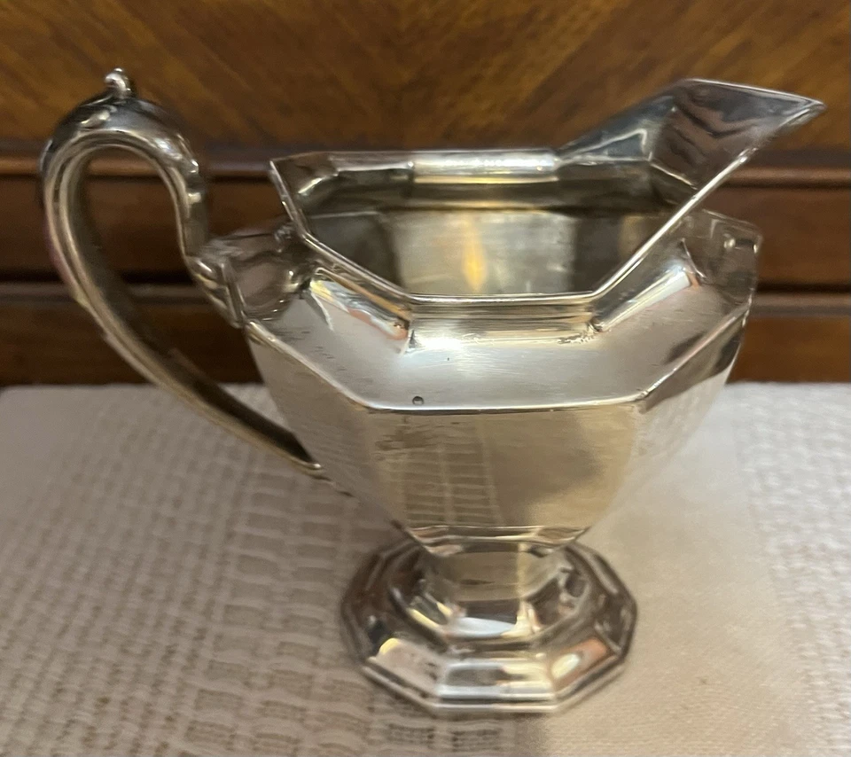 Винтажный посеребренный набор сливочников Reed & Barton Sierra в стиле ар-деко 3690 - Изображение 4 из 4