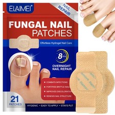 Fungal Nail Patches for Toenails, 21 Pcs Fungus Nail Patches, Toenail Fungus Tre