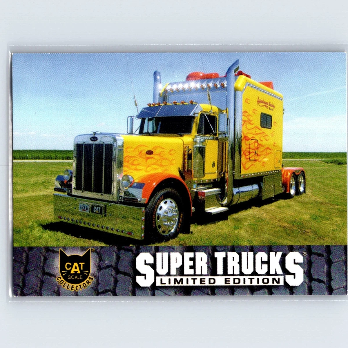 super trucks limited edition cards value CAT Scale Super Trucks Card Collector Book