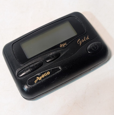 Digital Paging Co. Apollo Gold Beeper Pager, ALA25.S T60(Gold)GP, 460-470MHz