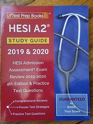 HESI A2 Study Guide 2020-2021: - Paperback, by Test Prep Books - Very Good o