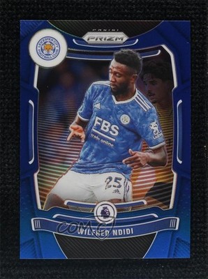 2021-22 Panini Prizm Premier League Blue Prizm 296/340 Wilfred Ndidi #25 jw9