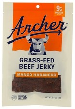 Archer Grass-Fed Beef Jerky Mango Habanero 2.5 Oz