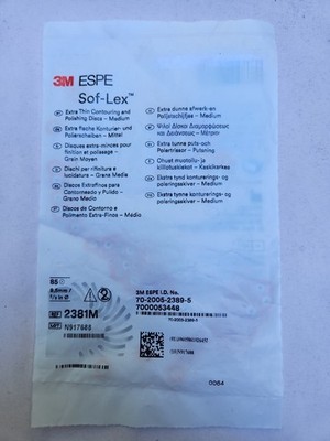 3M ESPE Sof-Lex Extra Thin Contouring and Polishing Discs (2381M) Med Free SHIP