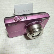 Nikon COOLPIX S6100 Pink Digital Camera 16.0MP 7x Zoom ISO 80 - 3200 HD movie