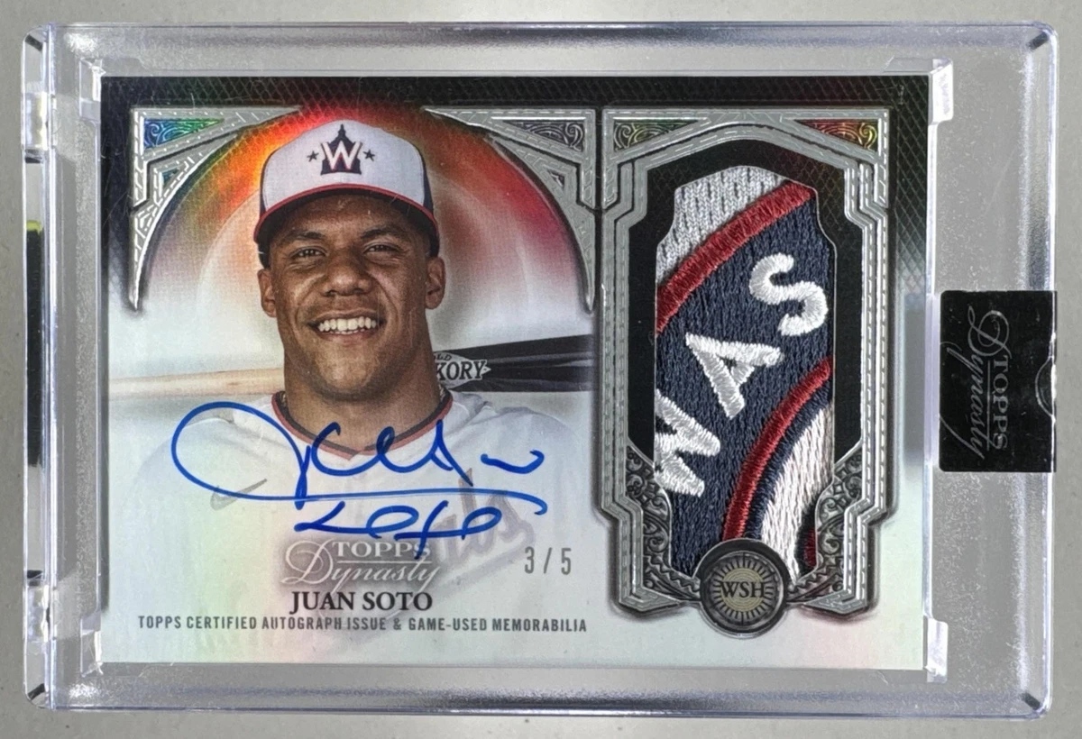 mlb topps auto juan soto /50 直筆サインカード 【公式通販】
