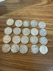 Roll of 20 Franklin Half Dollars , 90% Silver Coins