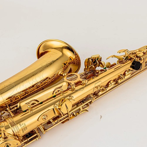 French 802 alto saxophone Alto E-flat lacquer gold brass Alto sax with case - Picture 3 of 13