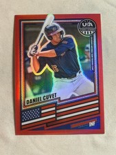 2026 Panini Prizm Stars & Stripes Red Daniel Cuvet /399 #46 USA