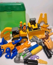 Kid Connection Take Apart Construction Vehicles  Dinosaurs Playset Lot