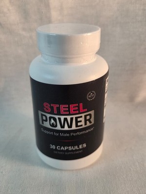 Nature's NutriWave Steel Power 30 Caps L-Citrulline L-Carnitine EXP 01/28