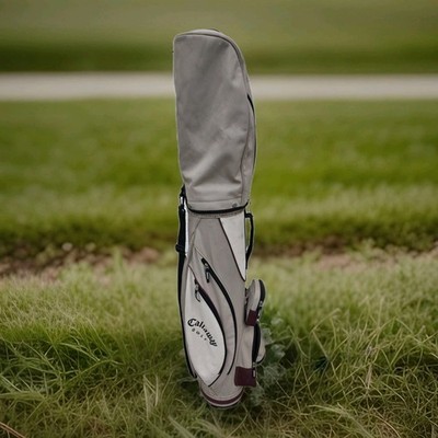 CALLAWAY Womens GES 4-Way Divider Carry Golf Bag Rain Dust Cover Khaki Cream