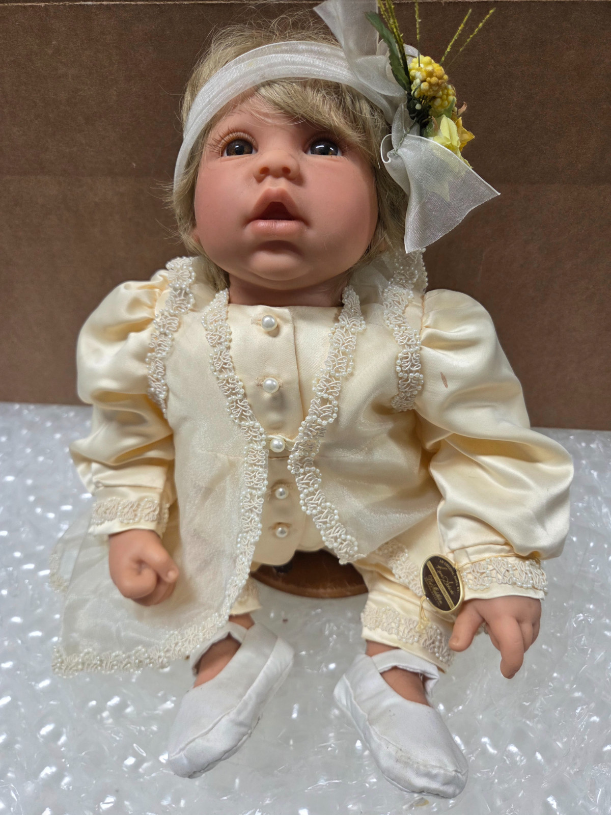 Lee Middleton Baby Doll Reva Schick "Nimbleed Collector’s Edition" Christening thumbnail 2