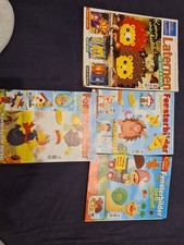 4x Fensterbilder Bastelheft Creativ Idee Herbst Laternen Bunt Groß Und Klein