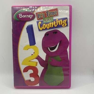 Barney It's Time For Counting DVD 2006 Rare Kids Show Learning Tested Working