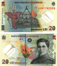 2023 Romania 20 Lei Polymer Banknote P119