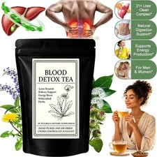 20 Bags Jamaican Healing Garden Blood Detox Tea, Chef Tijani Blood Detox Tea