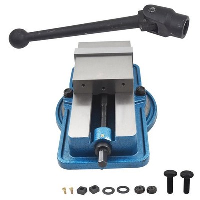 6'' Lock Vice Lockdown Milling Machine Vise Bench Vise With 360° Swiveling Base