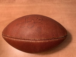 Unknown Autograph Item: Wilson K2 Pee Wee Football in Black Ink