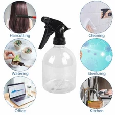 Plastic Spray Bottles (2 Pack,8 Oz), Refillable Empty Spray Bottle