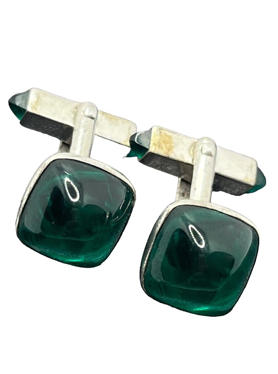 Lucite Sterling Silver Jewelry for Men