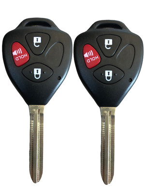 Replacement for Toyota Corolla Matrix Vibe Keyless Entry Remote Car Key Fob Pair