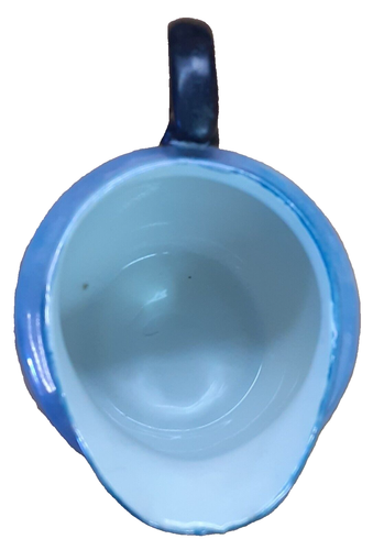 Vintage Japan Lusterware Chikaramachi Hand Painted Creamer Pitcher 3" D 3 3/8" H - Picture 6 of 21