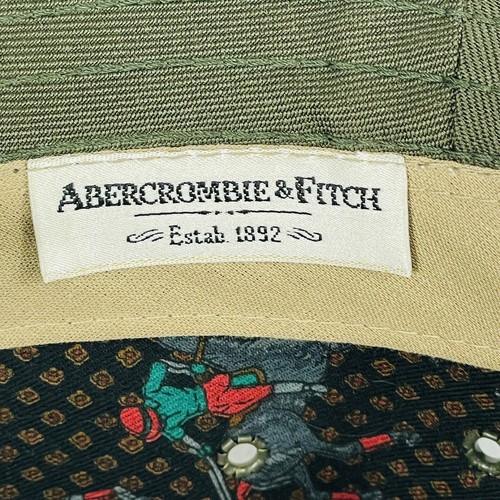 Abercrombie & Fitch Vintage Suede Union Made Lined Olive Fedora Hat Men's Large - Picture 8 of 10