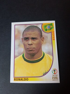 184 RONALDO NAZARIO BRAZIL WORLD CUP KOREA JAPAN 2002 STICKER NO