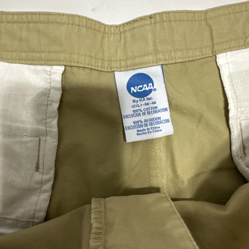 Pantalones Cortos Chinos NCAA Universidad de Tennessee Para Hombres 2XL 44-46 Caqui 9" College Preppy Foto 4 de 4