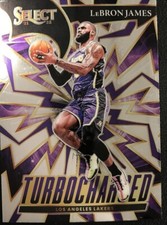 2021-22 PANINI SELECT LEBRON JAMES TURBOCHARGED #5 NBA BASKETBALL CARD