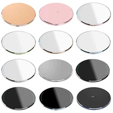 TOZO W1 Wireless Charger Aluminum Fast Charging Pad with USB-C Cable Universal