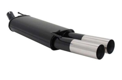 Scarico sportivo NOVUS gruppo N ESD 2x 76 mm RL design per Opel Vectra C Limo