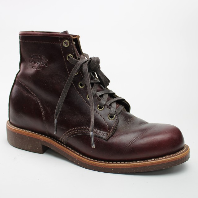 chippewa cordovan boots