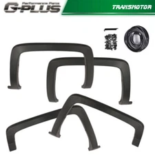 4Pc Factory Style Fender Flares Fit For 2014-2019 Chevy Silverado 1500 2500 3500