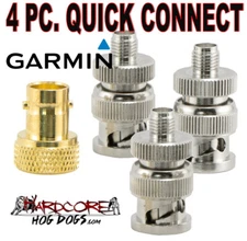 4 pc. QUICK CONNECT Garmin Alpha 100 200 300 Astro 320 430 for Antenna FOUR PC.