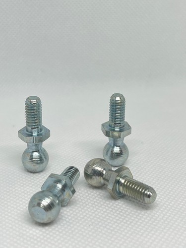 2x M6 Gas Strut Ball Studs | 10mm Ball Joints | Zinc Plated | UK Seller - Picture 3 of 7