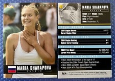 Maria Sharapova 2005 Ace Tennis Debut Edition Rookie Card #01 QTY