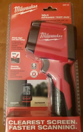 Milwaukee Laser Temperature Gun Infrared 10:1 Thermometer 2267-20 NEW Sealed - Picture 4 of 4