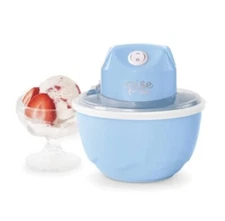 Rise By Dash Personal Electric Ice Cream Maker Machine Blue .25 Quart Blue New