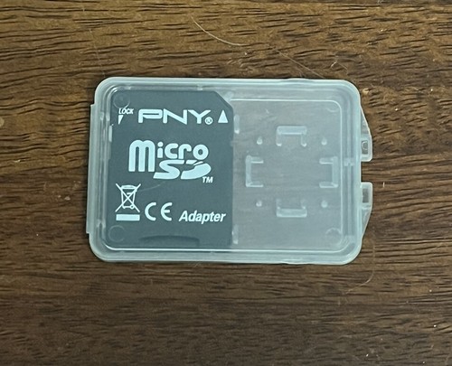 PNY Micro SD CE Adapter ONLY with Plastic Case - 第 1/2 張圖片