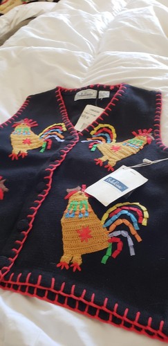 Chaleco suéter de gallo BellePointe - Damas Para mujeres Mediano Pequeño - Imagen 4 de 9