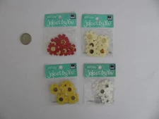 4 JOLEE'S BY YOU WHITE, YELLOW, IVORY, RED CORNFLOWER 10 Pcs per Pkg 
