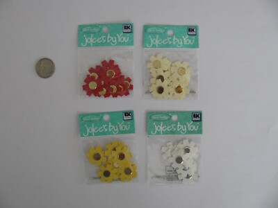 4 JOLEE'S BY YOU WHITE, YELLOW, IVORY, RED CORNFLOWER 10 Pcs per Pkg 