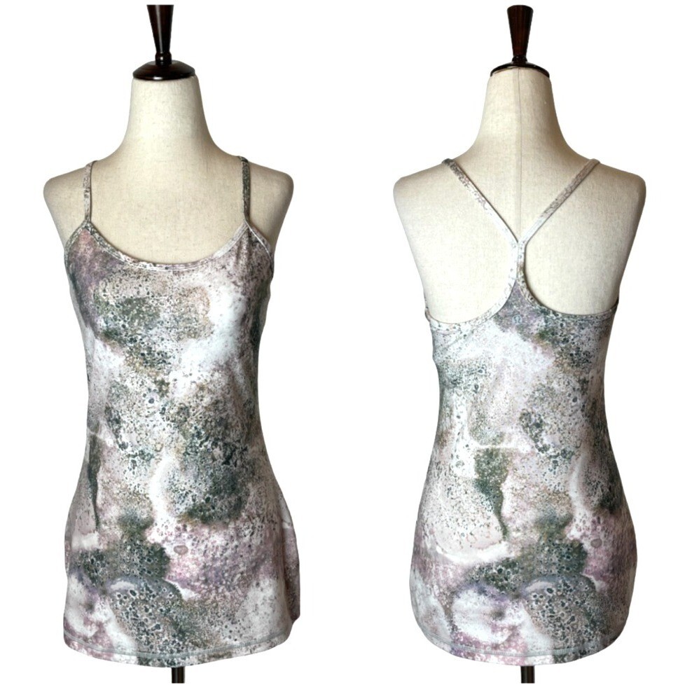 Camiseta sin mangas Lululemon para mujer 8 Sugar Crush Multi Power Y ropa deportiva