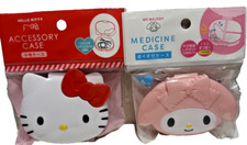 Sanrio Hello Kitty  My Melody Medicine Case Set Of 2 DAISO JAPAN SET