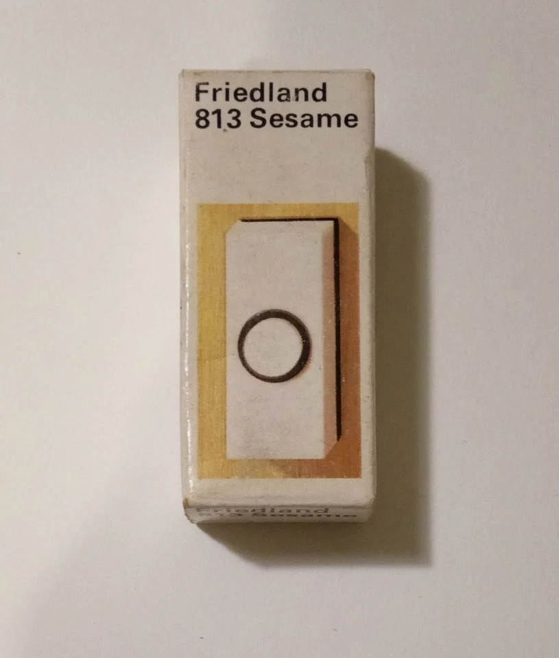 Timbre de puerta Friedland 107 faceta vintage años 70 y timbre de sésamo -- Nuevo de Lote Antiguo Foto 4 de 4