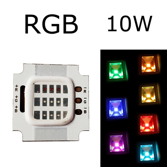 Spotlight High Power Light 10W 20W 30W 50W 100W COB RGB Chip LED Bulb Bead DIY