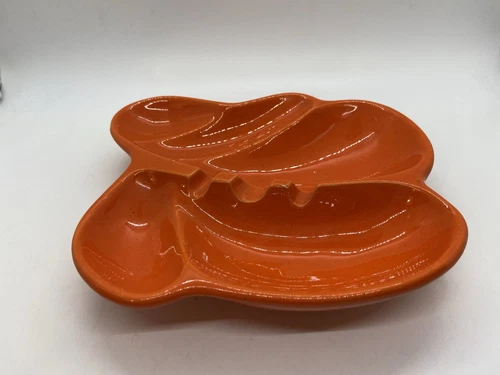 Royal Haeger 2071 Orange  ASHTRAY Mid-Century-Modern VINTAGE