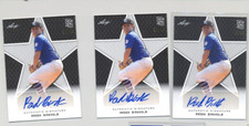 2020 Leaf Perfect Game Auto Three card lot Radek Birkholz